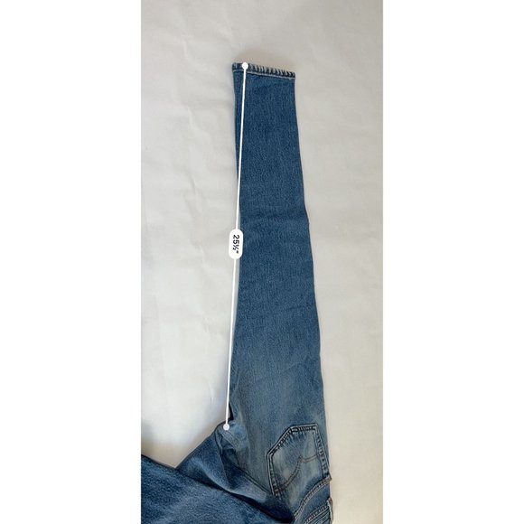 NWOT RE/DONE x Levi's Button Fly Jeans in Blue - Picture 3 of 5